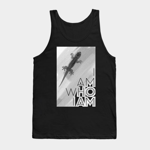 I am who I am (in black) Tank Top by AAADesign